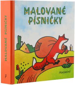 Knížka baby dětská leporelo Malované písničky Josef Lada CZ