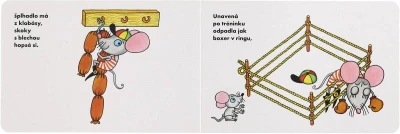Knížka baby dětská Moderní myš Helena Zmatlíková s básničkami CZ