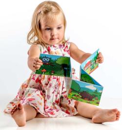 Knížka baby leporelo moje první zvířátka v lese skládací knížečka pro miminko