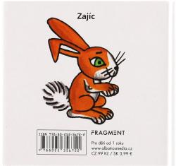 Knížka baby obrázkové leporelo Zvířátka v přírodě CZ text