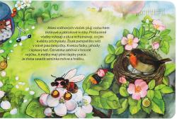 Knížka dětská Rok u myšek rozkládací leporelo CZ text