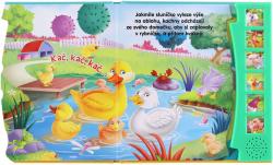 Knížka zvuková Zvířata z farmy 19x20cm na baterie Zvuk