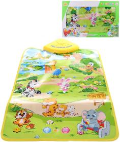 Koberec hudební podložka interaktivní se zvířátky na baterie Zvuk