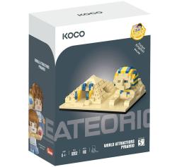 KOCO Stavebnice kostky Pyramida se Sfingou 410d KOCO Stavebnice kostky Pyramida se Sfingou 410d