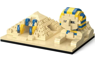 KOCO Stavebnice kostky Pyramida se Sfingou 410d