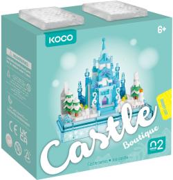 KOCO Stavebnice mini Zimní hrad 381 ks