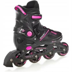 Raven Pulse black/fuchsia dětské kolečkové brusle
