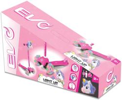 Koloběžka baby dětská Jednorožec LED kolečka na baterie Světlo