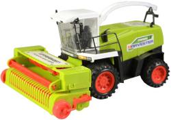 Kombajn plastový na setrvačník 24cm žací stroj blister 2 barvy