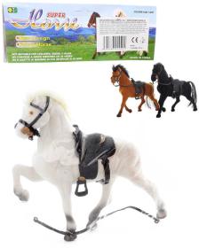 Koník fliškový 18cm se sedlem 3 barvy flíska Koník fliškový 18cm se sedlem 3 barvy flíska