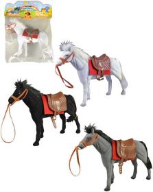 Koník fliškový osedlaný 21cm 3 barvy v sáčku Koník fliškový osedlaný 21cm 3 barvy v sáčku