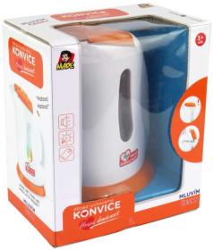 Konvice rychlovarná 18cm na vodu na baterie Světlo Zvuk CZ