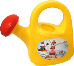 Konvička dětská na zahradu s obrázkem 23cm 1,2l s kropítkem plast 4 barvy