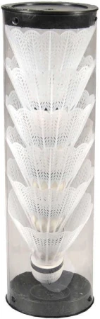 Košíčky na badminton set 6ks bílé 7,5cm v plastové tubě Košíčky na badminton set 6ks bílé 7,5cm v plastové tubě