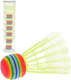 Košíčky na badminton žluté 2-Play set míčky 6ks v tubě Košíčky na badminton žluté 2-Play set míčky 6ks v tubě