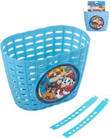 Košík plastový na dětské kolo Tlapková Patrola (Paw Patrol) na řídítka kluci Košík plastový na dětské kolo Tlapková Patrola (Paw Patrol) na řídítka kluci