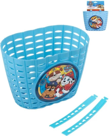 Košík plastový na dětské kolo Tlapková Patrola (Paw Patrol) na řídítka kluci Košík plastový na dětské kolo Tlapková Patrola (Paw Patrol) na řídítka kluci