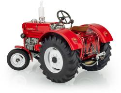 Kovap Traktor Zetor 50 Super model 1:25 červený plechový na klíček kov 0385