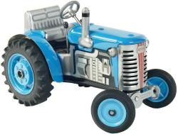 Kovap Traktor Zetor solo 1:25 kovový na klíček 3 rychlosti s převodovkou