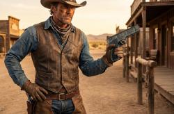 Kovová pistole serie 023 na kapslíkové kotoučky antracit s pouzdrem