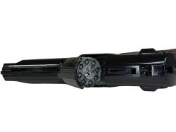 Kovová pistole serie 023 na kapslíkové kotoučky černá s pouzdrem