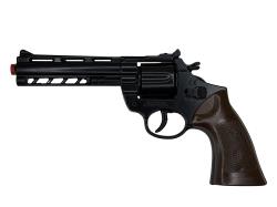 Hafotoys kovový kapslíkový revolver černý