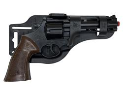 Hafotoys kovový kapslíkový revolver černý