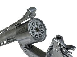 Hafotoys kovový kapslíkový revolver černý