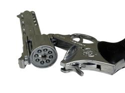 Hafotoys kovový kapslíkový revolver černý