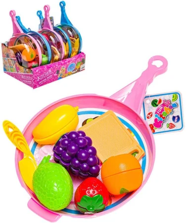 Krájecí ovoce a zelenina kuchyňský set s pánvičkou a doplňky 2 barvy plast Krájecí ovoce a zelenina kuchyňský set s pánvičkou a doplňky 2 barvy plast