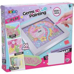 Kreativní set obraz s kamínky Jednorožec