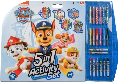 Kreativní set Tlapková Patrola (Paw Patrol) 5v1 omalovánky se samolepkami Kreativní set Tlapková Patrola (Paw Patrol) 5v1 omalovánky se samolepkami