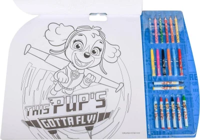 Kreativní set Tlapková Patrola (Paw Patrol) 5v1 omalovánky se samolepkami