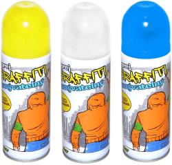 Křídy dětské tekuté smývatelné ve spreji 250ml graffiti spray 4 barvy