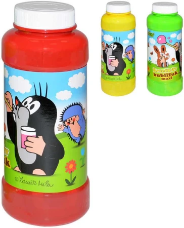 KRTEK (Krteček) Bublifuk maxi 240ml bublifukovač v plastové láhvi 3 barvy KRTEK (Krteček) Bublifuk maxi 240ml bublifukovač v plastové láhvi 3 barvy