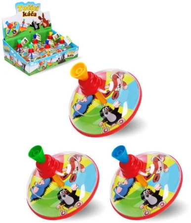 KRTEK (Krteček) Hra Káča malá 10cm detský vláčik 3 farby plast KRTEK (Krteček) Hra Káča malá 10cm detský vláčik 3 farby plast