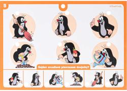 KRTEK (Krteček) Hra výuková elektrická Krtečkova školička 16 úkolů na baterie Světlo