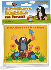 KRTEK (Krteček) Knížečka baby leporelo rozkládací omyvatelné pro miminko