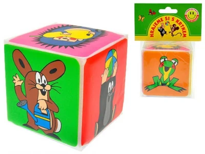 KRTEK (Krteček) Kocka soft baby pískací mäkká Krtek a jeho kamaráti KRTEK (Krteček) Kocka soft baby pískací mäkká Krtek a jeho kamaráti