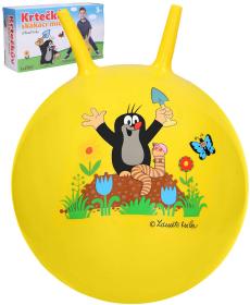 KRTEK (Krteček) Míč skákací 40cm žluté dětské hopsadlo s držadly KRTEK (Krteček) Míč skákací 40cm žluté dětské hopsadlo s držadly