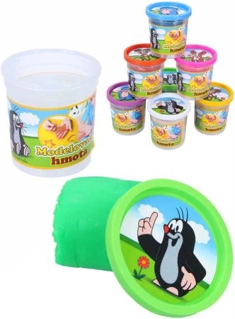 KRTEK (Krteček) Modelína 140g detská modelovacia hmota v kelímku 8 farieb KRTEK (Krteček) Modelína 140g detská modelovacia hmota v kelímku 8 farieb