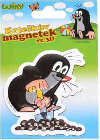 KRTEK Krtečkův magnetek 7,5cm 3D magnetka 3 druhy