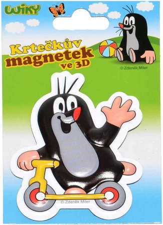 KRTEK Krtečkův magnetek 7,5cm 3D magnetka 3 druhy