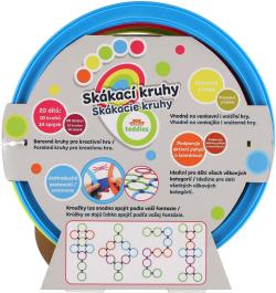 Kruhy skákací barevné Hop Skoč 27cm na skákání se spojkami set 10ks