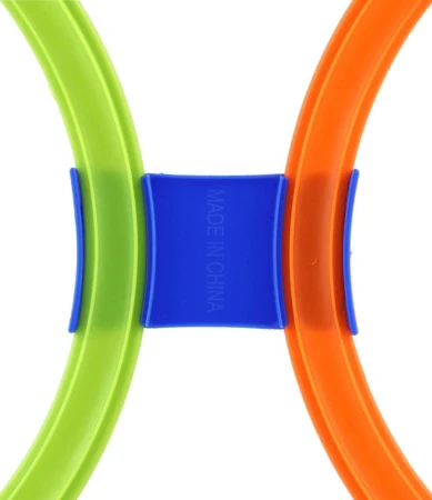 Kruhy skákací barevné Hop Skoč 27cm na skákání se spojkami set 10ks