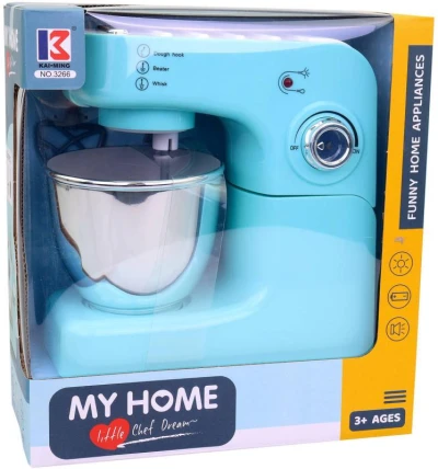 Kuchyňský dětský robot modrý na baterie Světlo Zvuk plast