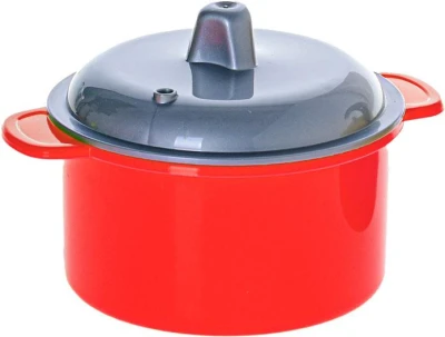 Kuchyňský set dětské nádobí s vařičem v nákupním košíku plast