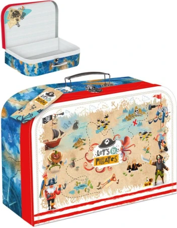 Argus Kufřík dětský školní Lets be Pirates 35x23x10cm piráti tvrdý karton Argus Kufřík dětský školní Lets be Pirates 35x23x10cm piráti tvrdý karton