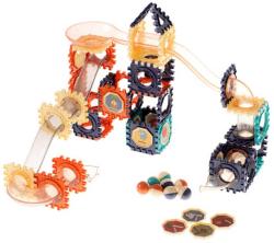 Kuličkodráha Marble Run Blocks 2D/3D stavebnice 110 dílků v krabici