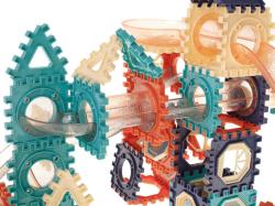 Kuličkodráha Marble Run Blocks 2D/3D stavebnice 110 dílků v krabici